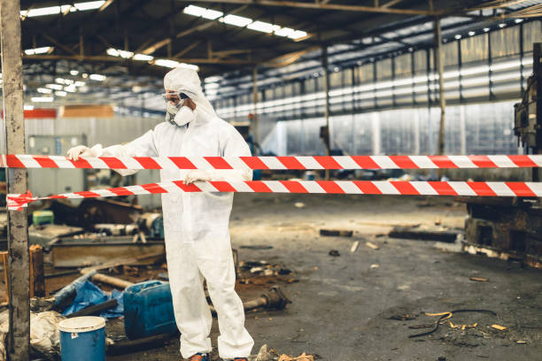 Professional Sewage Cleanup technician working in Oak Grove, KY